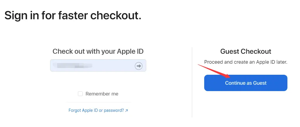 美区Apple ID 礼品卡充值教程看这一篇就够了! 4 continue as guest