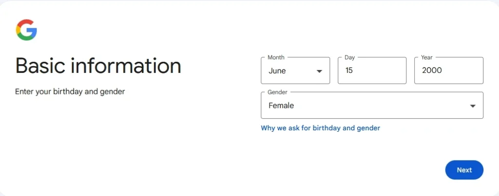 最新 Gmail 注册指南:中国+86手机号也可以轻松注册gmail谷歌邮箱账号 9 create google account 2