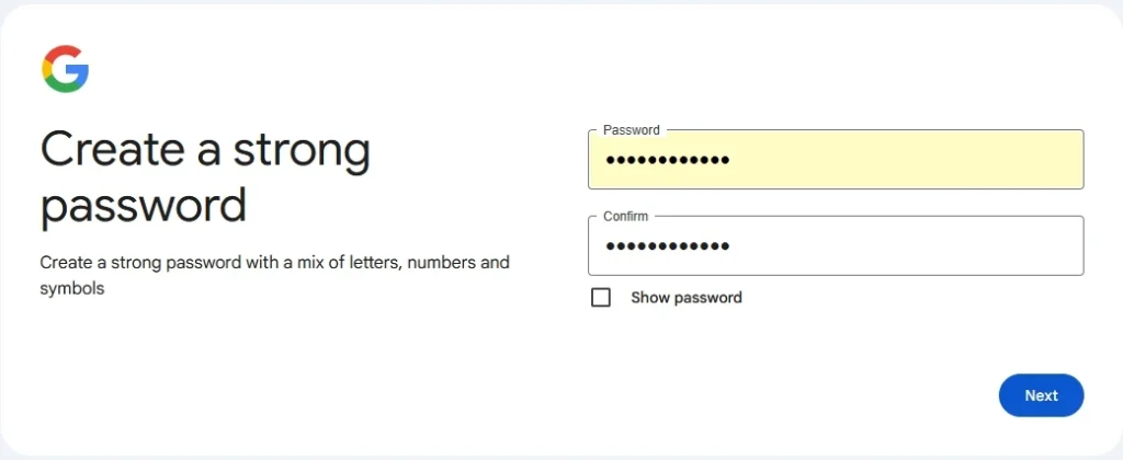 最新 Gmail 注册指南:中国+86手机号也可以轻松注册gmail谷歌邮箱账号 11 create google account 4