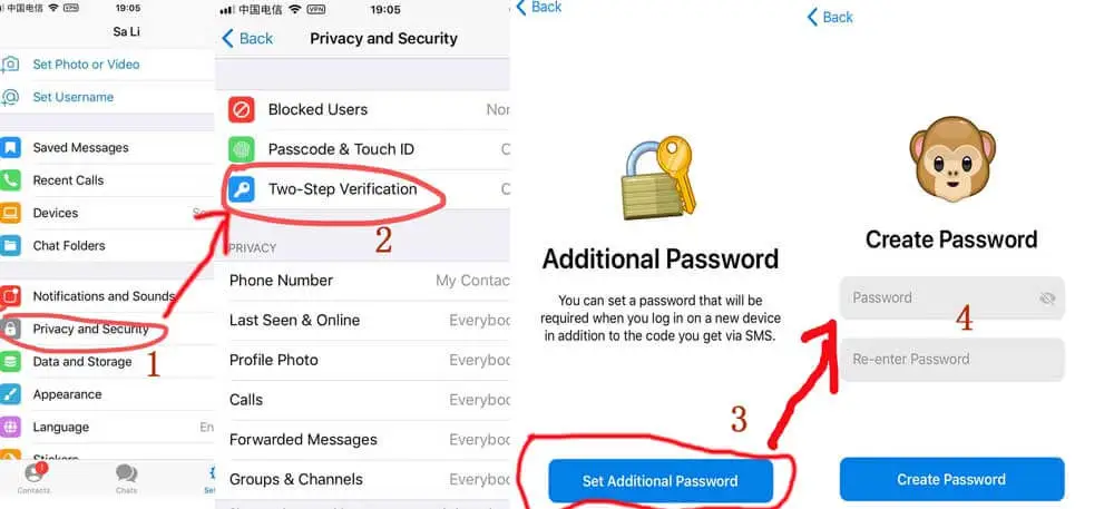 Google Voice号码注册Telegram电报最新图文教程 8 telegram create account 2 setp