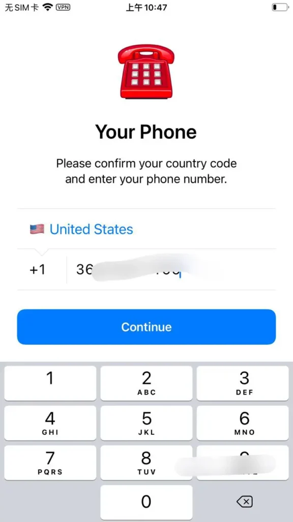 Google Voice号码注册Telegram电报最新图文教程 2 填写google voice号码